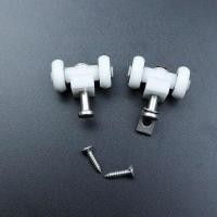 ราคา ชุดอุปกรณ์พับแบบเก่า อลูมิเนียมอัลลอยด์ ล้อเลื่อนประตูกระจกห้องน้ำ รางบนใหม่ ประตูพับขนาดเล็ก ล้อแขวน SXYF (28128705188)