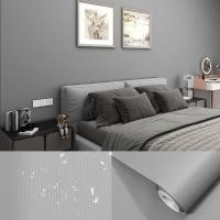 ราคา คุณภาพดี วอลเปเปอร์สีพื้น สีขาว สีเทา สีน้ำเงิน สติ๊กเกอร์ติดผนัง กาวในตัว ขนาดกว้าง 40ยาว 300ซม ติดง่าย (29870098813)