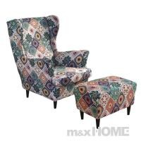 ราคา ผ้าคลุมโซฟา ผ้าคลุมเก้าอี้โซฟา แบบยืดหยุ่น ลายดอกไม้ ปีกลาดเอียง (18842556888)