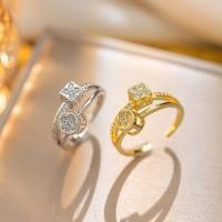 ราคา สามมิติสแควร์ทรงกระบอกโคลเวอร์โคลเวอร์ไทเทเนียมเหล็กแหวนสองชั้นของผู้หญิงตัวเลือกสองสี (29673018463)