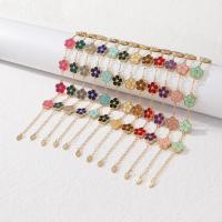 ราคา หลากสี ห้าใบดอกไม้ไทเทเนียมเหล็กสร้อยข้อมือผู้หญิงแฟชั่นออกแบบเฉพาะดอกไม้ขนาดเล็กเครื่องประดับมือของขวัญต้องมี (27724099532)