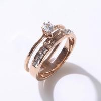 ราคา ใหม่ แหวนเหล็กไทเทเนียม ชุบทอง 18K ชุบทอง ประดับเพชร หรูหรา หรูหรา ของขวัญ (18378999429)