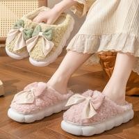 ราคา รองเท้าแตะผ้าฝ้ายสำหรับหญิง มีดีไซน์เก๋และกันลื่น เหมาะสำหรับสวมใส่ภายในบ้าน (50750564212)