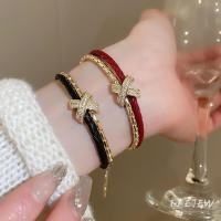 ราคา เดรช สร้อยข้อมือไขว้เพทายชุบด้วยไฟฟ้าทองแท้สําหรับผู้หญิงสร้อยข้อมือแฟชั่นทุกการแข่งขัน (29619560938)