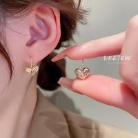 ราคา DREJEW ต่างหูโลหะชุบทองแท้ รูปหัวใจ เรขาคณิต สําหรับผู้หญิง (22930529757)