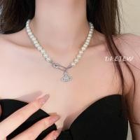 ราคา DREJEW สร้อยคอโซ่ ประดับไข่มุก เพทาย ดาวเสาร์ สไตล์ฝรั่งเศส หรูหรา แฟชั่น สําหรับผู้หญิง (22477380936)