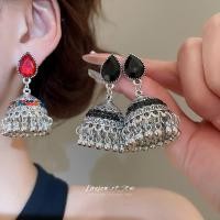 ราคา เดรช 925เข็มเงินเพชรระฆังต่างหูพู่ต่างหูสไตล์แห่งชาติแฟชั่นย้อนยุคต่างหูอเนกประสงค์ (29387324647)