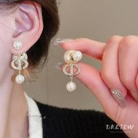 ราคา เดรช ทองแท้ชุบด้วยไฟฟ้าเข็มเงินเพทายจมูกหมูต่างหูมุกเทียม (29069168807)