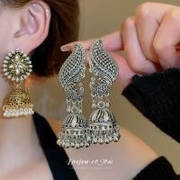 ราคา เดรช 925เข็มเงินฝังเพชรระฆังหยดน้ํามุกต่างหูพู่สไตล์ชาติพันธุ์ต่างหูย้อนยุคแสงหรูหราระดับไฮเอนด์ต่างหูอารมณ์ (29230517181)
