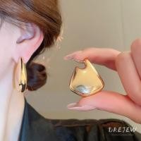 ราคา เดรช ทองชุบด้วยไฟฟ้าเข็มเงินเรขาคณิตผิดปกติกระดุมโลหะยุโรปและอเมริกาออกแบบต่างหู (22365149612)