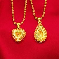 ราคา จี้หัวใจพีชทรงหยดน้ำ เชลล์โกลด์เคลือบไฟฟ้า 24K เครื่องประดับสร้อยคอสำหรับวัน daily fashion (48900981607)