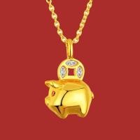 ราคา สร้อยคล้องคอมังกรพิเศษ เคลือบเงาทองคำ 24K สไตล์หรูกายคล้องคอมังกร (47450737425)