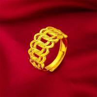 ราคา แหวนชุบทอง 24K ออกแบบปีกกว้าง สไตล์ย้อนยุคสำหรับการสวมใส่วันทำงานและโอกาสพิเศษ (45300806014)