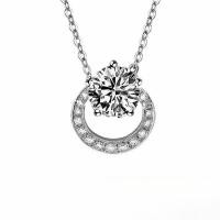 ราคา แหวนและจี้เพชร 18K ทองคำขาว สำหรับสุภาพสตรี พร้อมกลุ่มเพชร เพิ่มความหรูหรา เหมาะเป็นของขวัญ (41425650170)