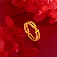 ราคา แหวนคู่ทองคำบริสุทธิ์เคลือบสำหรับผู้ชายและผู้หญิง แบบเรขาคณิต สไตล์เรียบหรู พร้อมเป็นของขวัญพิเศษ (41425650056)