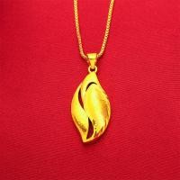 ราคา สร้อยคอเคลือบเงาทอง 24K สไตล์หรูหราสามมิติ สำหรับสุภาพสตรี น้ำหนักเบา (40075850596)