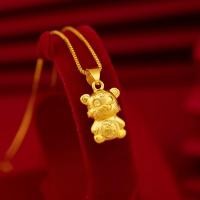 ราคา จี้สร้อยคอทองคำ 24K ลายเสือดาว พร้อมอักษร Fu สำหรับทั้งผู้หญิงและผู้ชาย แถมกล่องบรรจุภัณฑ์ (28143330463)