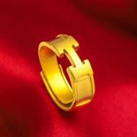 ราคา แหวนชุบทอง 24K แบบ Double T เปิดหัวเข็มขัด สำหรับผู้ชายและผู้หญิง ออกแบบเรียบง่าย เหมาะสำหรับสวมใส่ทุกวัน (56800781078)