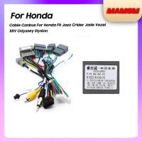 ราคา รถวิทยุสาย Canbus Android 2din DVD สําหรับ Honda Fit Jazz Crider หยก Vezel XRV Odyssey Elysion Canbus ถอดรหัสอะแดปเตอร์ (40503964076)