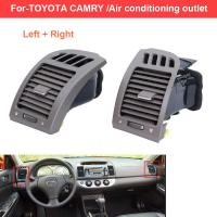 ราคา สําหรับ โตโยต้า คัมรี่ 2000 2007 รถด้านหน้าแดชบอร์ดศูนย์ ก ค ตะแกรงช่องระบายอากาศเครื่องปรับอากาศเต้าเสียบภายในตะแกรงพับอุปกรณ์เสริม (26086902722)