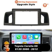 ราคา 9 นิ้ว 2Din รถวิทยุสเตอริโอแดชบอร์ด Android หน้าจอขนาดใหญ่ DVD GPS Dashboard แผงกรอบเหมาะสําหรับ TOYOTA COROLLA EX2003 2012 TOYOTA COROLLA (24819811577)