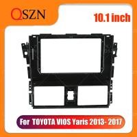 ราคา 10 นิ้วกรอบรถ Fascia อะแดปเตอร์สําหรับ TOYOTA VIOS Yaris 2013 2017 แผงสเตอริโอพลาสติก Dashboard ชุดติดตั้ง 2 Din (44850988794)