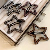 ราคา กิ๊บติดผมเพชรดาวห้าแฉกย้อนยุคแสงหรูหราด้านคลิป BB สําหรับผู้หญิง (27355410315)