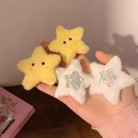 ราคา กิ๊บดาวสุดน่ารักหญิงสไตล์ใหม่สีขาวดาวห้าแฉกตุ๊กตาหน้าม้าคลิป (27667081397)