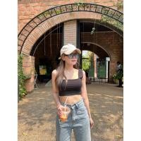 ราคา เสื้อครอปคอเหลี่ยม รุ่นมีฟองน้ำ ไม่มีฟอง เสื้อคอเหลี่ยม เสื้อกล้ามครอป สวยสุดแซ่บก็สุดๆ ครอป (24507112434)