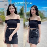ราคา Java wa shop Hot เสื้อเปิดไหล่ ต่อแขน สไตล์ K ยิปซี มาร์กี้ เสื้อยิปซี เสื้อปาดไหล่ ปาดไหล่แซบๆ ครอป เกาะอก สายฝอ (22153562908)