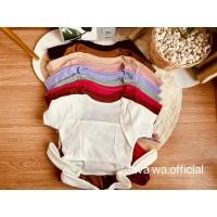 ราคา Java wa shop เสื้อครอปผ้าร่อง ดีเทลด้วยการผูกโบว์งานสวยผ้านิ่มใส่สบาย (14996874989)