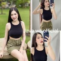 ราคา Java wa shop Zara crop เสื้อกล้ามครอป (23079099923)