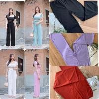 ราคา Java wa shop กางเกงทรงกระบอก ขายดีมาก ผ้าร่องเล็ก รอบเอวยางยืด ผ้าสวย ใส่สบายงาน กางเกงขายาว ผ้านิ่ม (12768019549)