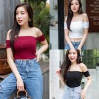 ราคา Java wa shop ปาดไหล่ต่อแขน แซบเว่อร์ ผ้าร่องไฮโซงานสวย ใส่ออกมาแร้วแอบเซ็กซี่นะคะ (11985399134)