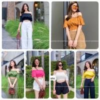 ราคา Javawa Shop L01 ระบาย เสื้อเปิดไหล่ เป็นเกาะเย็บ ต่อแขนทรงกระดิ่ง รุ่นนี้กำลังฮิตมากเลยนะคะ (23528454379)