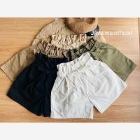 ราคา Java wa shop กางเกงขาสั้น ผ้าเวสปอย เอวจีบ แต่งเชือกผูกโบว์หน้า งานน่ารักมากๆๆๆๆๆ มีกระเป๋าข้าง 2 ข้าง (18046016346)