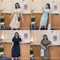 ราคา Java wa shop เดรสยาว กระเป๋าหน้า งานมูจิ สไตล์มินิมอล สายคาเฟ่ สายแบ๊ว (21928304678)