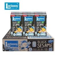 ราคา แลคตาซอย นมถั่วเหลือง ยูเอชที สูตรผสมงาดำ ขนาด 125มล 60 กล่อง ยกลัง (40554361537)