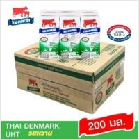 ราคา ไทย เดนมาร์ค นมยูเอชที รสหวาน ขนาด 200มล 36 กล่อง ยกลัง (43908301012)