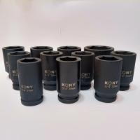 ราคา KONY ลูกบล็อกยาว 3 4 6หุน บล็อกลม IMPACT SOCKET เบอร์ 27 30 32 33 34 35 36 38 41 46 55 มม (24676168267)