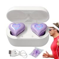 ราคา Heart Wireless Earbuds In Ear Headphones Wireless Headset Stereo Sound Heart Shaped Stylish In Ear Headphones yamyseth (28650442196)