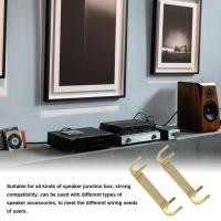 ราคา 2 ชิ้น Gold Plated ทองแดงลําโพงสายไฟ Heavy Duty Binding โพสต์ Terminal ถ้วยสําหรับโฮมเธียเตอร์เครื่องเสียงรถยนต์ yamyseth (41807625536)