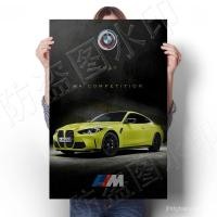 ราคา BMW M4 กีฬารถโปสเตอร์ภาพวาดตกแต่งหอพักมหาวิทยาลัยภาพวาด 4s Auto Repair Shop Supercar Club Mural สติ๊กเกอร์ติดผนัง (44409664640)