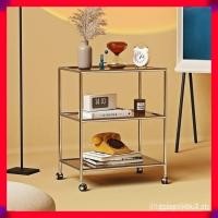 ราคา ชั้นวางกระจก Ins สำหรับครัว กระจกใส รถเข็นทานอาหาร รถเข็นบ้าน โต๊ะบาร์ โต๊ะล้อ ห้องนั่งเล่น ห้องนอน ชั้นวางเคลื่อนที่ เฟอร์นิเจอร์ โต๊ะข้างพับได้ รถเข็นเคลื่อนที่ ชั้นวางกระจกสมัยใหม่ (26330961071)