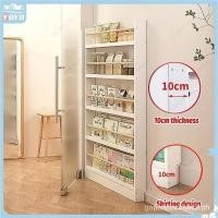 ราคา ชั้นวางหนังสือไม้เนื้อแข็งสำหรับเด็ก ชั้นวางติดผนังหลายชั้น ชั้นเก็บหนังสืออ่านหนังสือ ชั้นวางหนังสือภาพหลังประตู ตู้หนังสือบาง (26180961095)