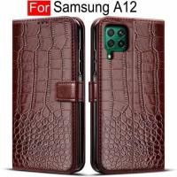ราคา เคสโทรศัพท์หนัง ฝาพับแม่เหล็ก พร้อมช่องใส่บัตร หรูหรา สําหรับ Samsung Galaxy A12 A12 A 12 (13583322207)