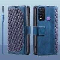 ราคา เคสมือถือ แบบหนัง ฝาพับ พร้อมช่องใส่บัตร สําหรับ Vivo Y50 Vivo Y30 Vivo Y30i (25303906259)