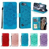 ราคา Emboss ดอกไม้หนังสําหรับ Apple iPod Touch 5 5th 6th 7 7th Datura กระเป๋าสตางค์พลิกหนังสือ Funda (28778973610)