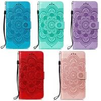 ราคา Emboss ดอกไม้หนังสําหรับ Xiaomi 13 12 11 Pro Lite สีดํา Shark BlackShark 5 4 4s Pro Poco M5 M5S M4 Pro 5G 4G Datura กระเป๋าสตางค์พลิกหนังสือฝาครอบ Funda (24096067274)