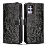 ราคา เคสโทรศัพท์มือถือ หนัง PU ลายหนังจระเข้ แบบฝาพับ สําหรับ Realme Narzo 50 4G (22528920043)